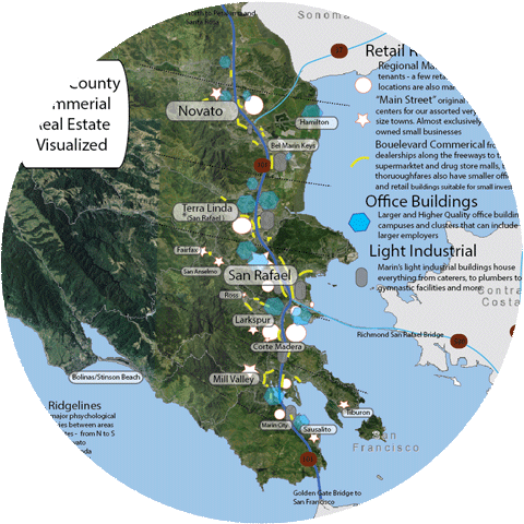 Marin County Commercial Map